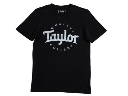 Taylor 15861 Basic Black Aged Logo T-Shirt - XXXL Supply