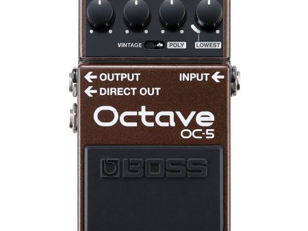 BOSS OC5 Super Octave Effects Pedal Supply