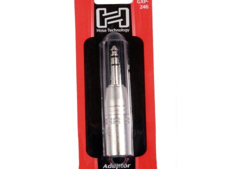 HOSA GXP246 XLR (M) - 1 4 TRS (M) Adapter For Sale