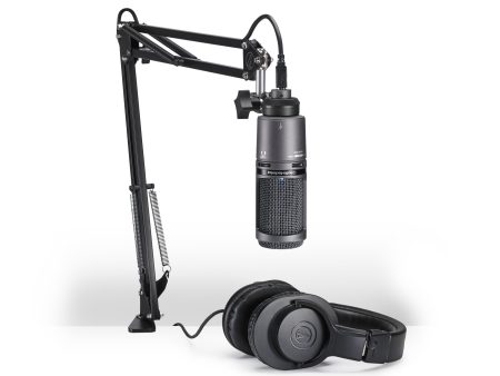 AUDIO TECHNICA AT2020USBPK AT2020USB+ Streamer   Podcast Mic Pack Hot on Sale