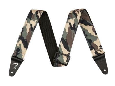 FENDER #0990638076 2  Camo Strap, Woodland Online Hot Sale