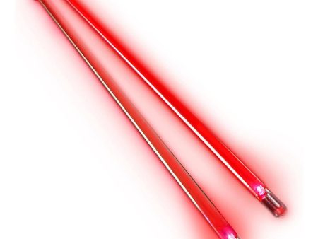 Firestix FX12RD Light-Up Drumsticks, Radiant Red Online now