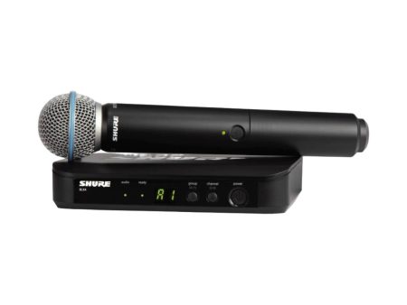 SHURE BLX24B58H10 BLX Wireless Handheld Microphone w  Beta 58 Capsule Discount