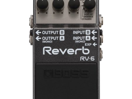 BOSS RV6 Reverb Guitar Pedal Hot on Sale