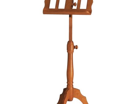 K & M 11707 Wooden Music Stand (Cherrywood) Fashion