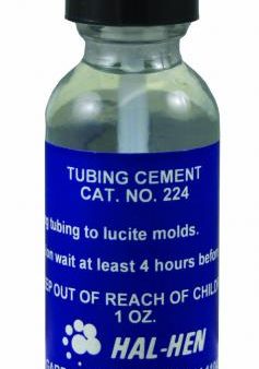 Hal-Hen 224 Tubing Cement, 1 oz Bottle 90.6g Hot on Sale