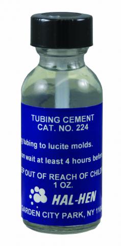 Hal-Hen 224 Tubing Cement, 1 oz Bottle 90.6g Hot on Sale