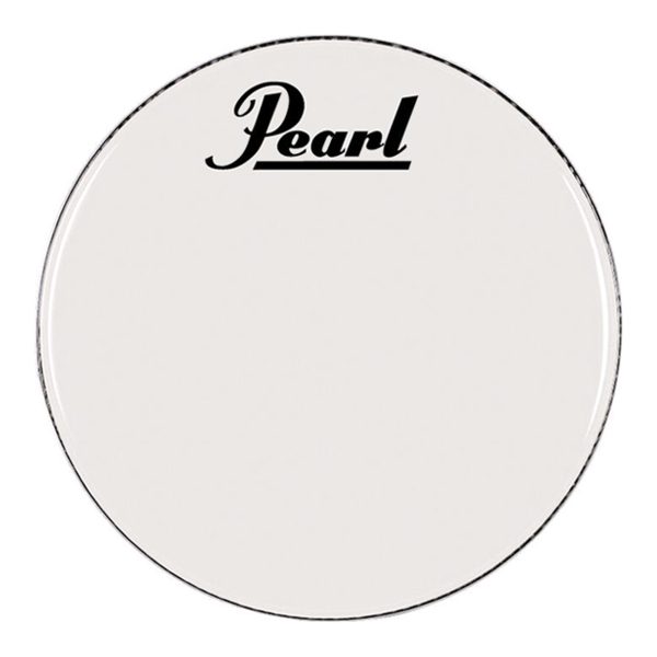 PEARL BR1224PL 24  Marching Bass Drum Head, Smooth White, with Pearl Logo Online Hot Sale