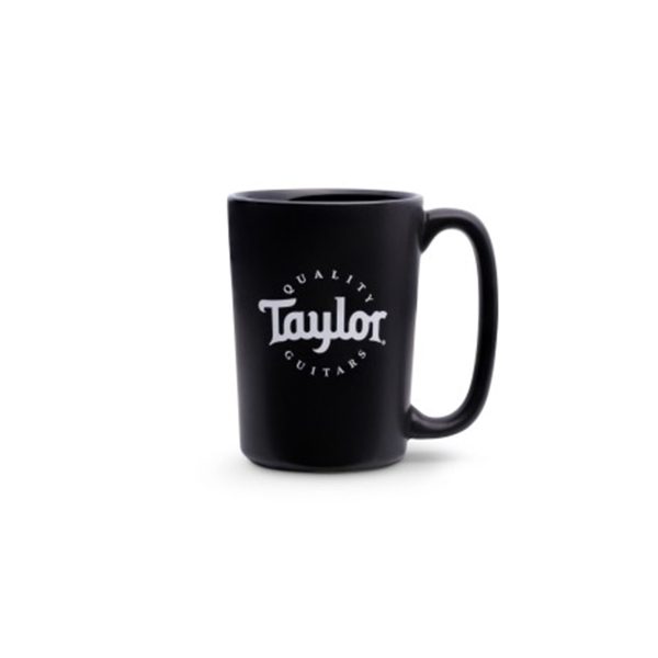 Taylor 1526 Rocca Coffee Mug,Black,White Logo,12oz Cheap