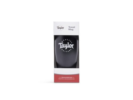 Taylor 1521 Travel Coffee Mug, Black, White Logo,20oz Fashion