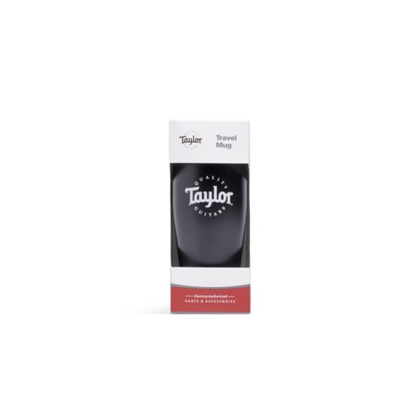 Taylor 1521 Travel Coffee Mug, Black, White Logo,20oz Fashion