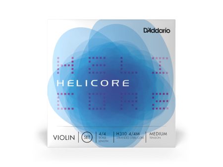 D ADDARIO H31044M Helicore Violin String Set, 4 4 Scale, Medium Tension Hot on Sale