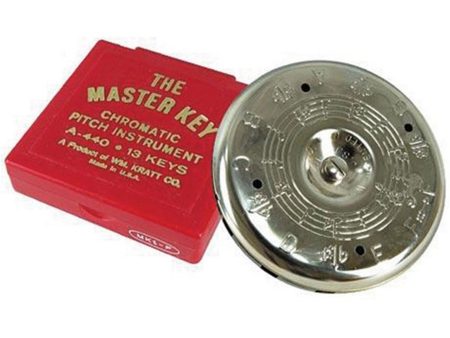 MASTER KEY MK1S Pitch Pipe Chrom. F-F Hot on Sale