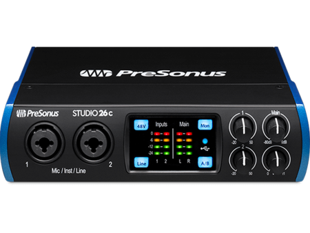 PreSonus STUDIO26C Studio 26c 2x Input Recording Interface Supply