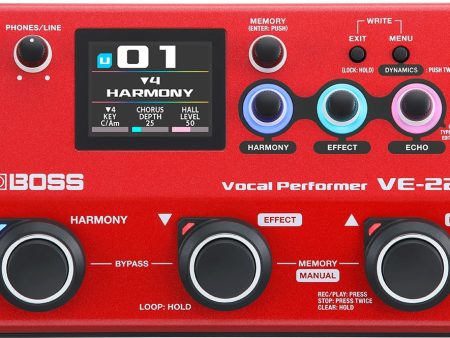 BOSS VE22 Vocal Effects & Looper Pedal Sale