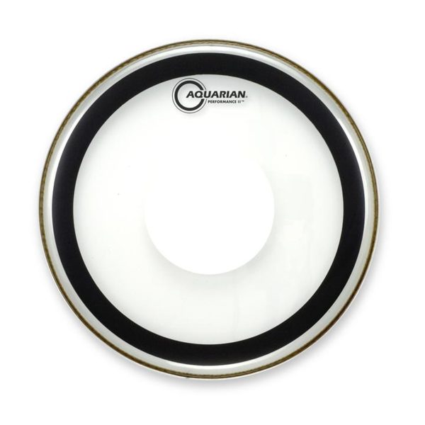 AQUARIAN PFPD14 14  Performance II Clear Drumhead w  Power Dot Online