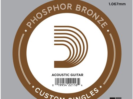 D ADDARIO PB042 .042 Single Phosphor Bronze Wound String For Cheap