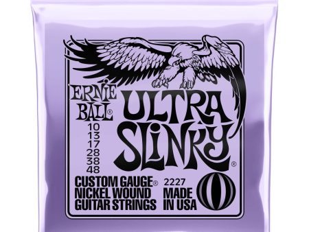 ERNIE BALL P02227 Ultra Slinky Nickel Wound Electric Guitar Strings 10-48 Gauge Fashion