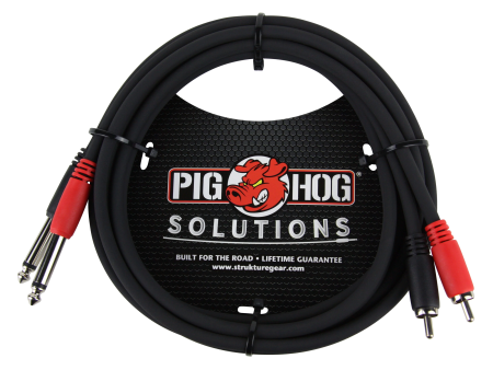 Pig Hog PDR1406 6  RCA-1 4  Dual Cable Online now