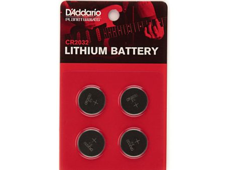 PLANET WAVES CR2032 3V Lithium Battery (4-pack) Online Sale