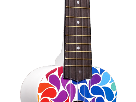 Amahi DDUK3 Soprano Ukulele w  Bag (Rainbow Flower) Discount