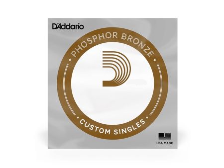 D ADDARIO PB026 .026 Single Phosphor Bronze Wound String Online now