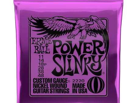 ERNIE BALL 2220 Power Slinky Electric Guitar Strings (Purple) Online Hot Sale