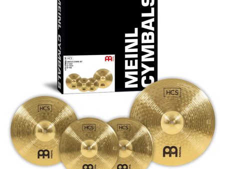 MEINL PERCUSSN HCS141620 HCS Complete Cymbal Set 14  Hihat, 16  Crash, 20  Ride Online Hot Sale