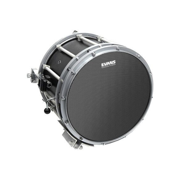 EVANS SB14MHG 14  Hybrid Grey Marching Snare Drum Head For Sale