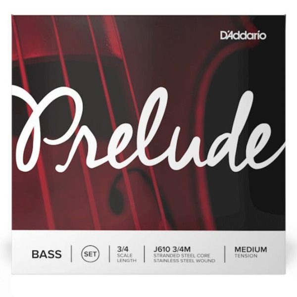 D ADDARIO J61034M 3 4 Prelude Bass String Set, Medium Tension For Cheap