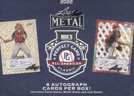 2022 Leaf Perfect Game Baseball All-American Classic Hobby Box For Discount