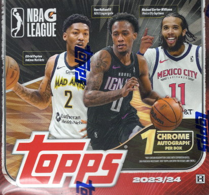 2023 24 Topps G-League Basketball Hobby Box Supply